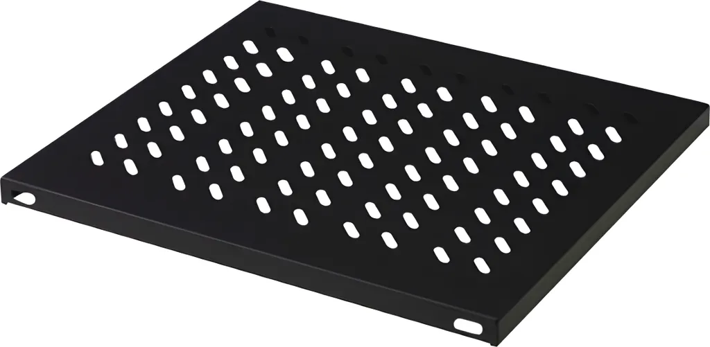 Organiser sa baie informatique avec l'étagère 19 pouces 1U noire 1000mm
