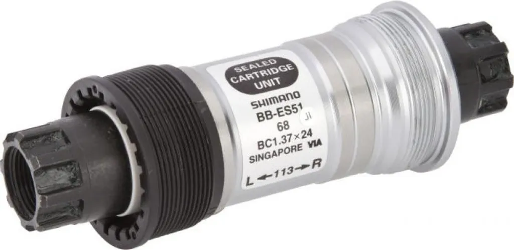 Axe de pédalier Shimano BB-ES51 Octalink 126 mm pour rénovation de vélo