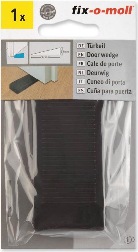 Türkeil schwarz 98mm x 40mm fix-o-moll