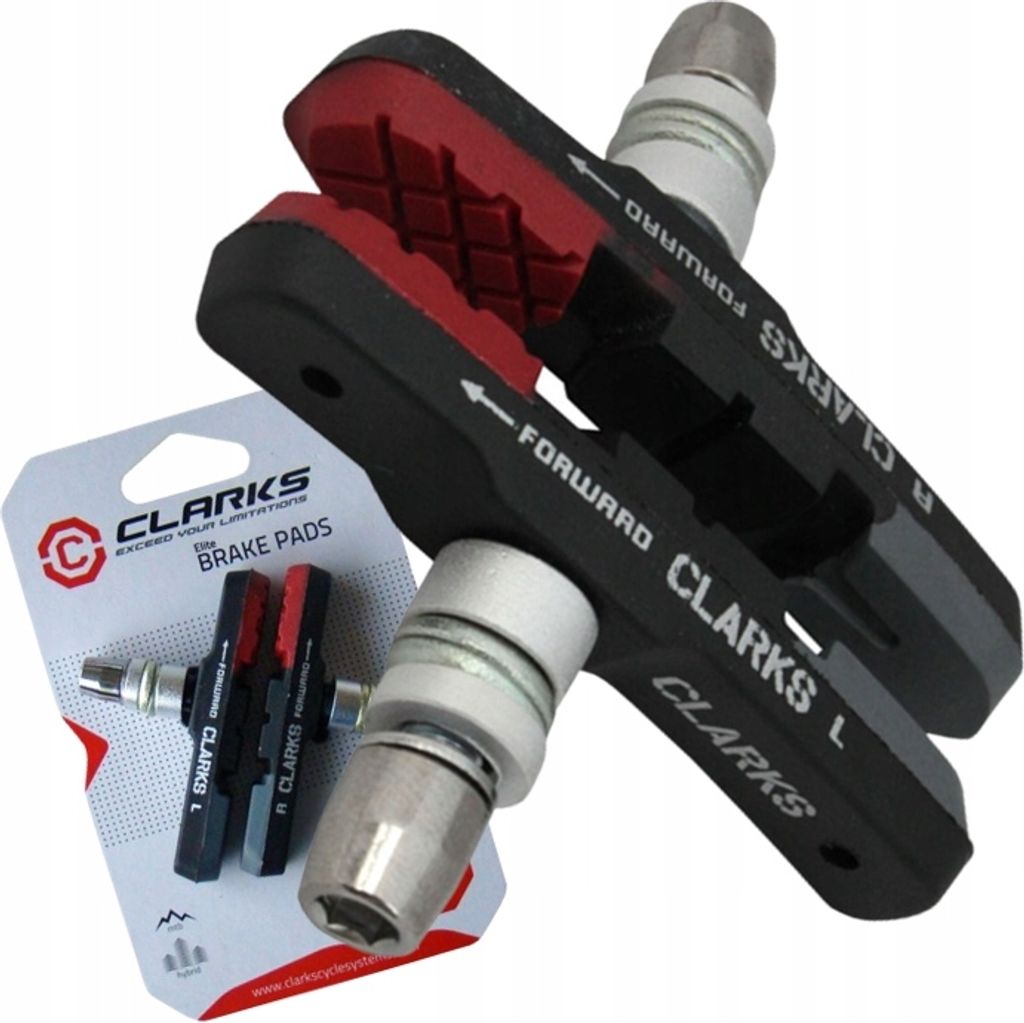 CLARKS 72 mm V-BRAKE FAHRRADBREMSBELÄGE Produktbild 