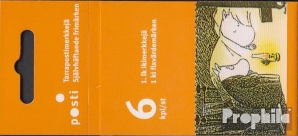 Briefmarken Finnland 2003 Mi 1649-1654MH (kompl.Ausg.) Markenheftchen postfrisch Mumins