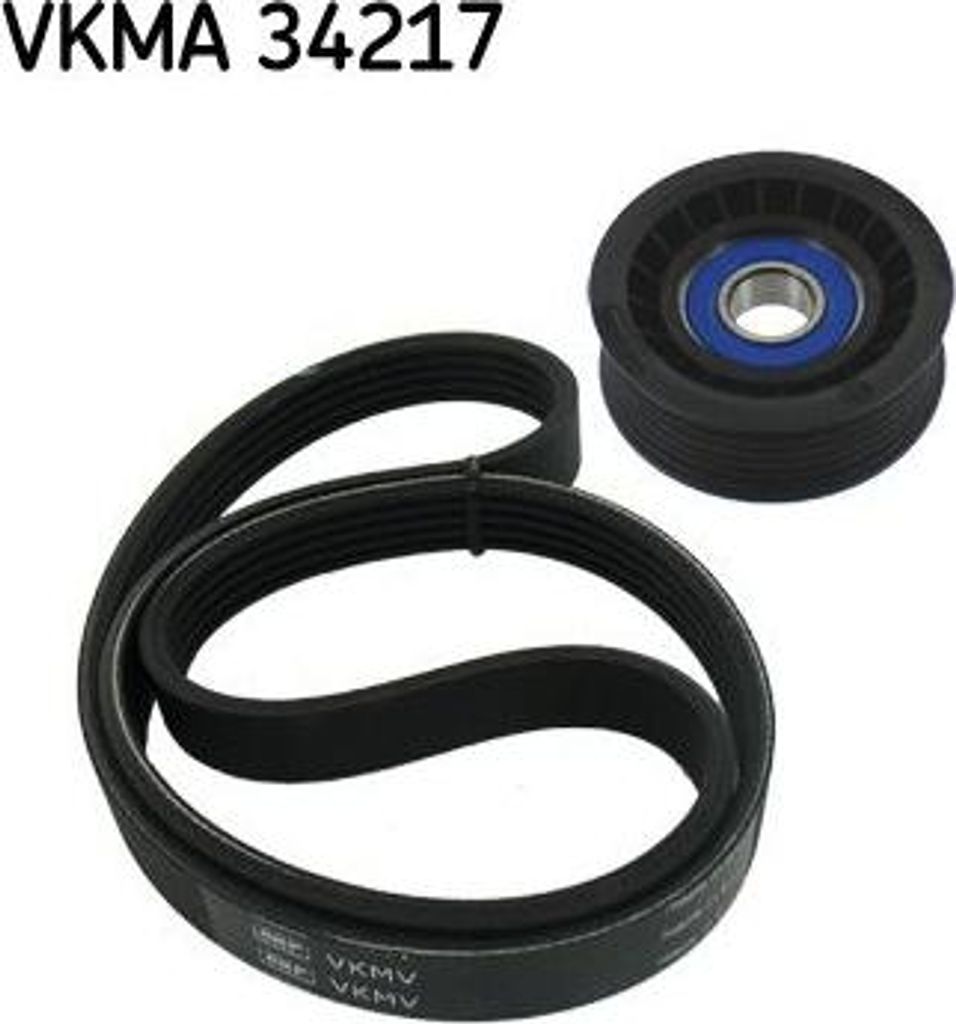 SKF VKMA 34217 Keilrippenriemensatz OE 31272239 kompatibel mit Focus, C-Max, B-Max