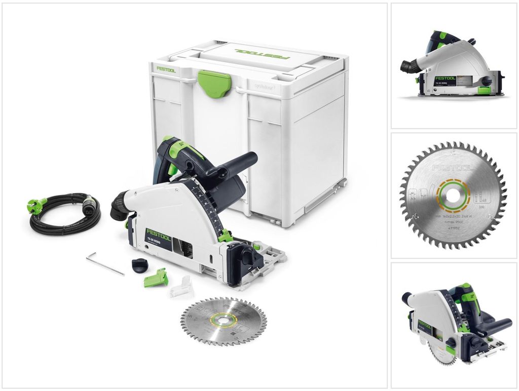 Festool Tauchsäge TS 55 REBQ-Plus im Systainer SYS3 M 337 Produktbild 