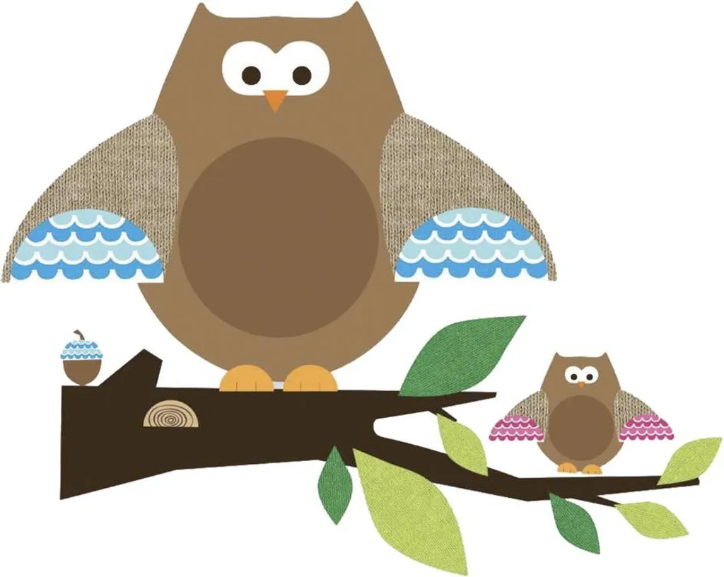 Décorer une Chambre de Bébé avec des Stickers Chouettes Colorées