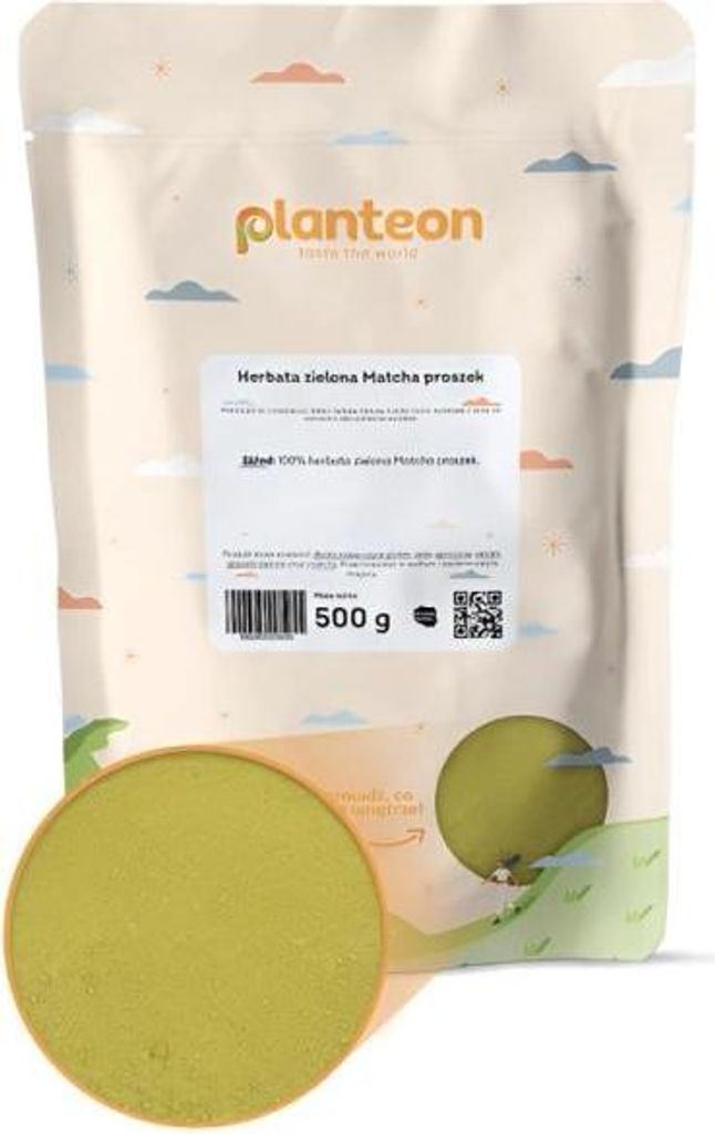 Planteon | Grüner Tee Matcha Pulver - 500g - Matcha - Japanische Teezeremonie - Grünes Teepulver