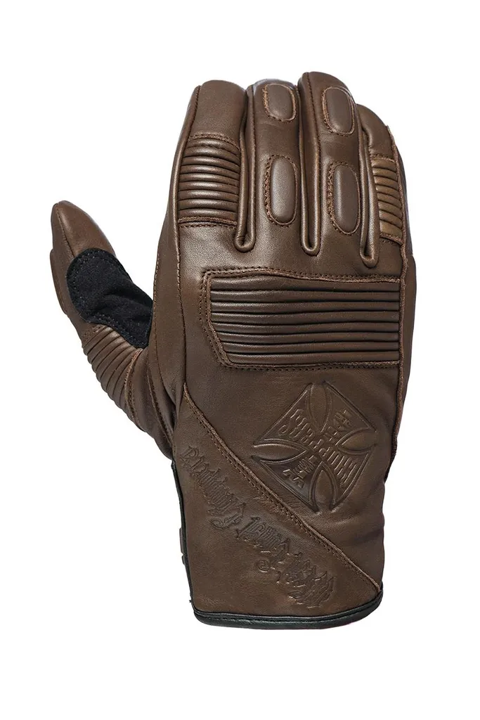 Guanti Moto WCC BFU Tobacco Brown in Pelle XXL | West Coast Choppers