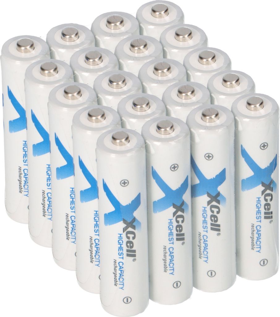 20x XCell Micro AAA Akku Ni-MH 1,2V 1150mAh