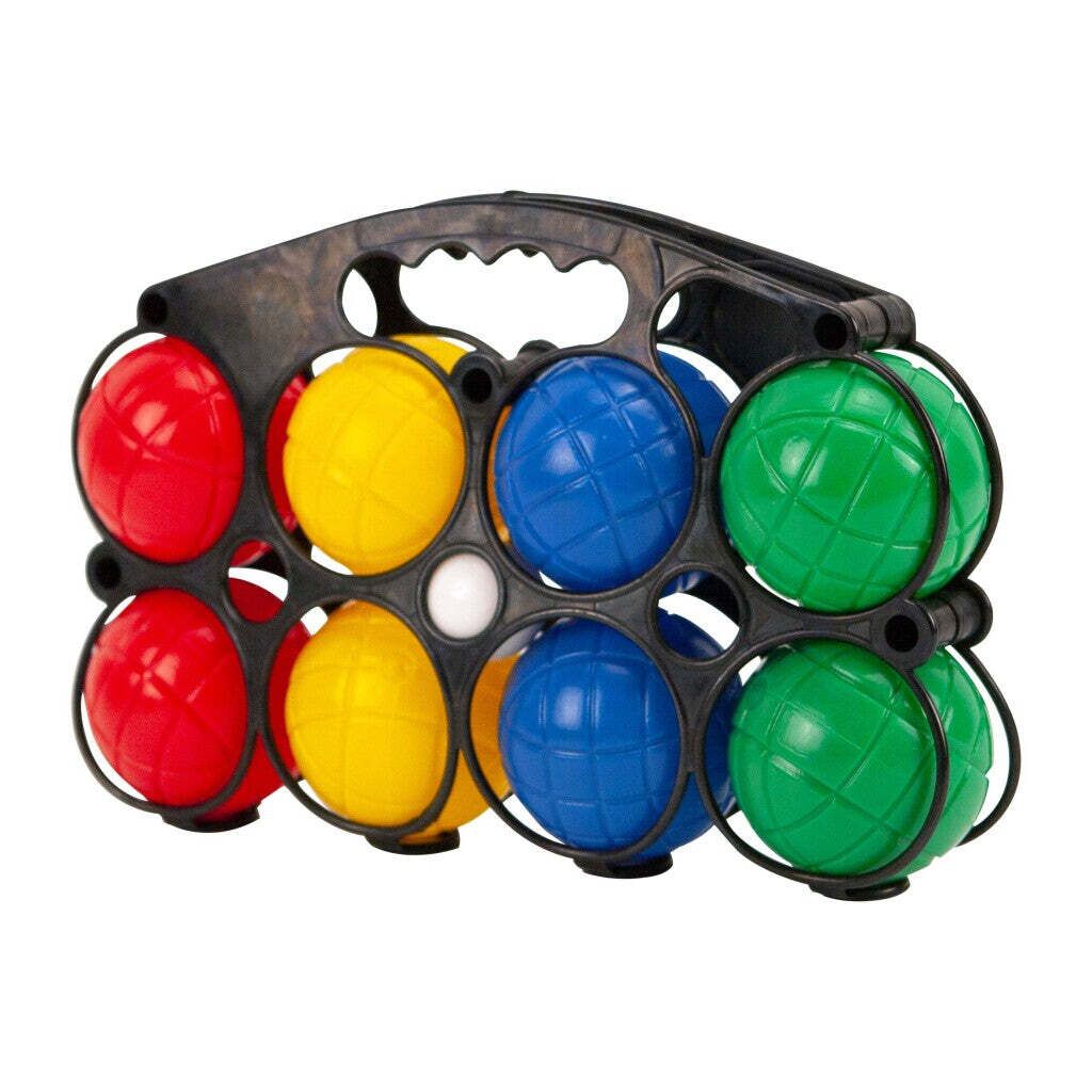 Alert Outdoor-Jeu de Boules-Set aus Kunststoff mit 8 Kugeln