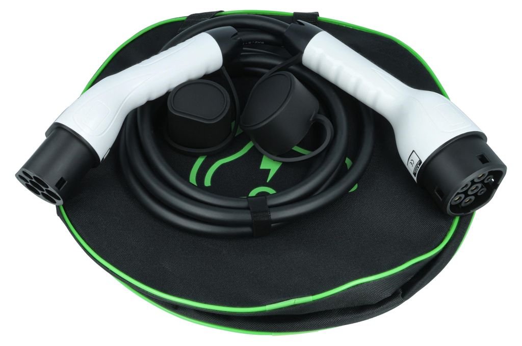 vhbw Typ 2 Ladekabel 11 kW 16 A 3-phasig 3 m für E-Auto - Produktbild 