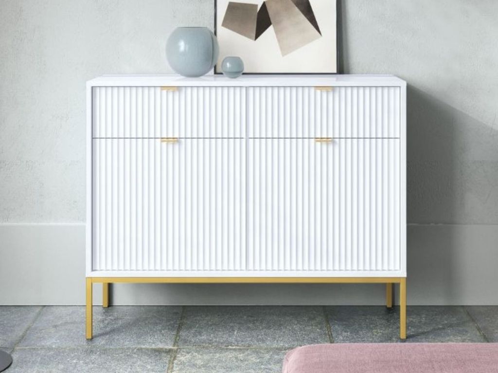 GrainGold Kommode Amber - Kommode mit Schubladen und  Türen Produktbild 