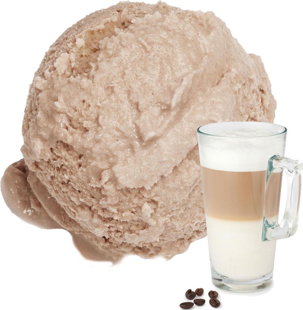 Joghurt Latte Macchiato Veganes Eis Pulver Zucker-, laktosefrei 333 g