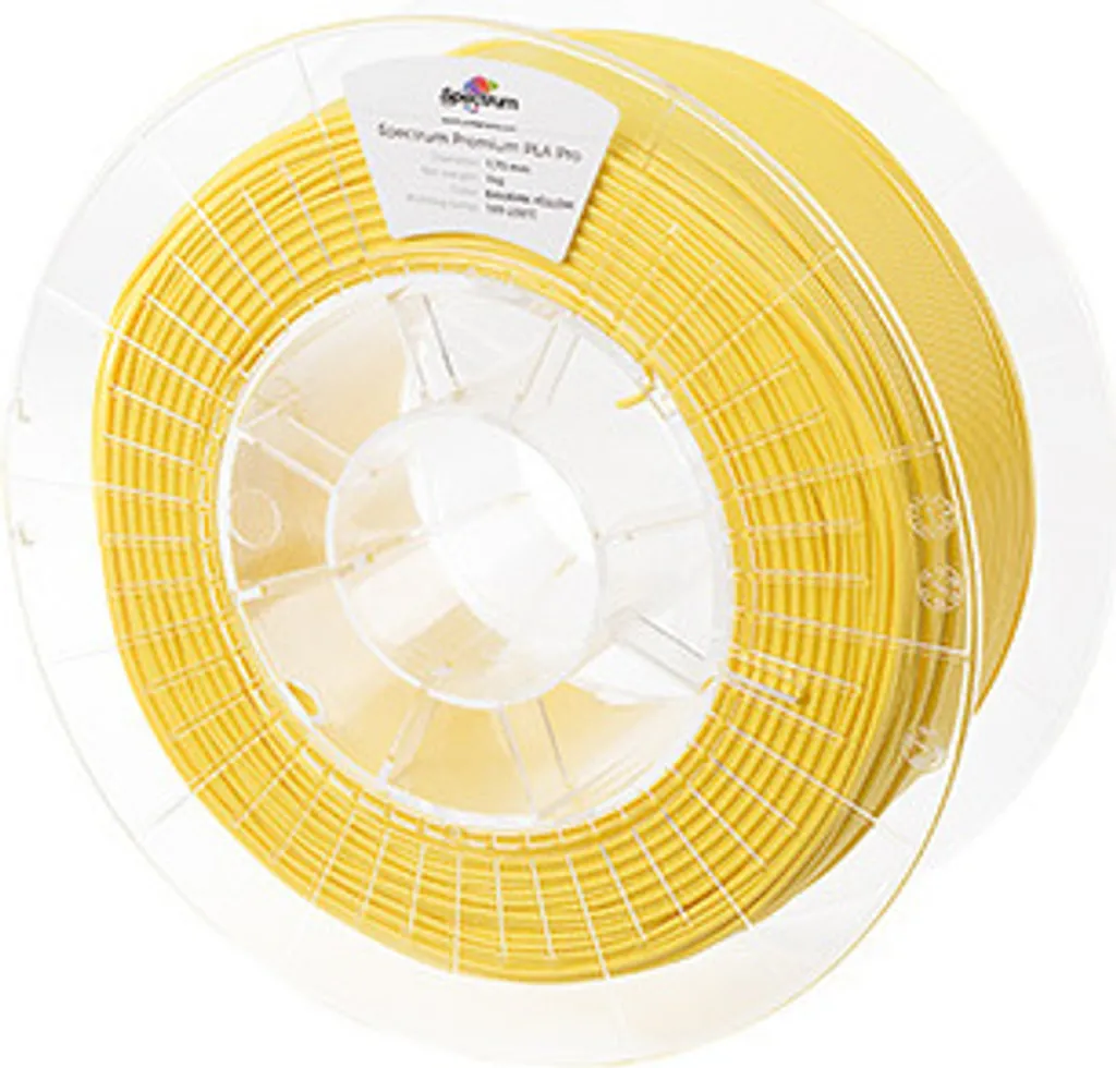 Filament PLA Pro Jaune Bahama 1.75mm pour imprimante 3D FDM Spectrum
