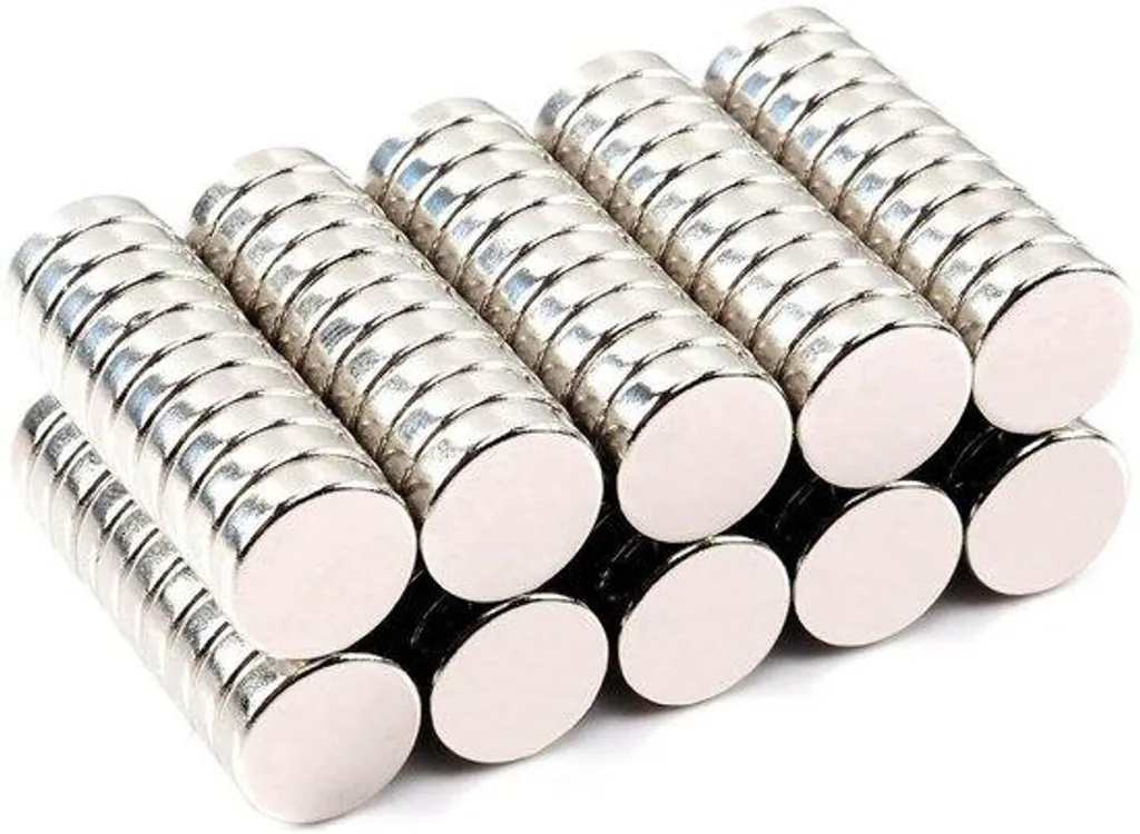 Aimants pour tableaux blancs et loisirs créatifs néodyme 10x3 mm x50