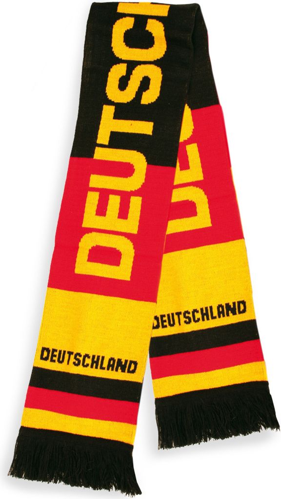 Deutschland Fan Schal 140 cm breit WM EM Produktbild 