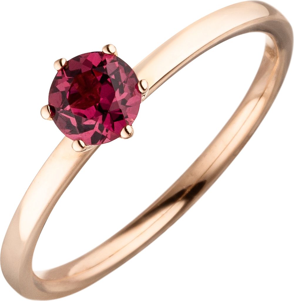 Gr. 60 Damen Ring 585 Gold Rotgold 1 Rhodolith