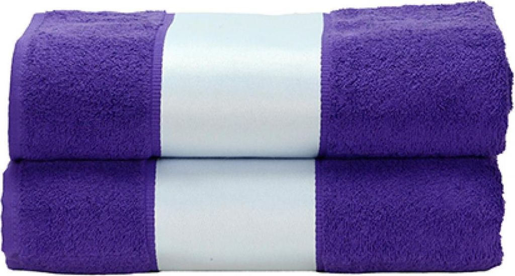 A&R AR081 | Badetuch SUBLI-Me Bath Towel, 70 x 140 cm - Farbe: Purple - Größe: 70 x 140 cm