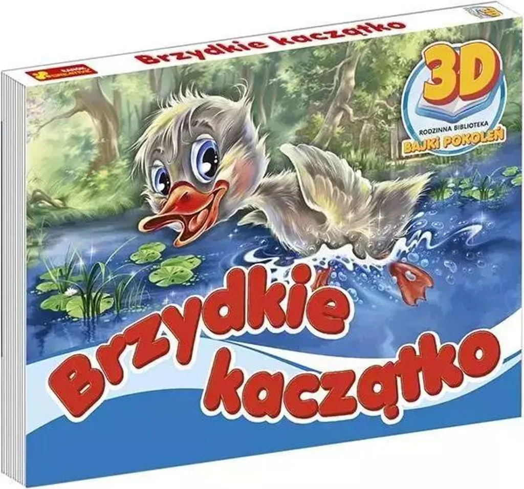 Livre de Contes 3D Le Vilain Petit Canard aux Couleurs Vives et Animées