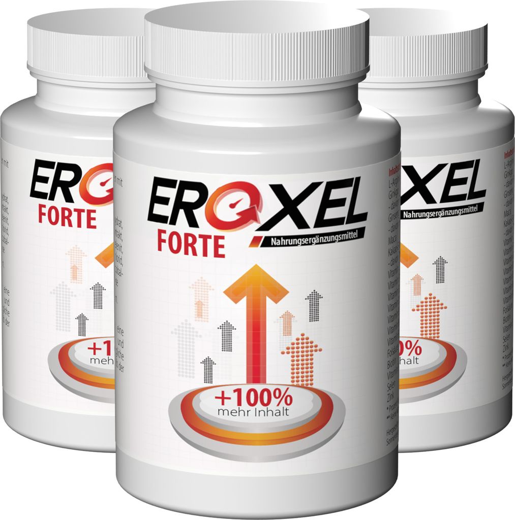 Eroxel Forte - 180 kapsúl (3 x 60 kapsúl) – balenie po 3 Obrázok produktu 