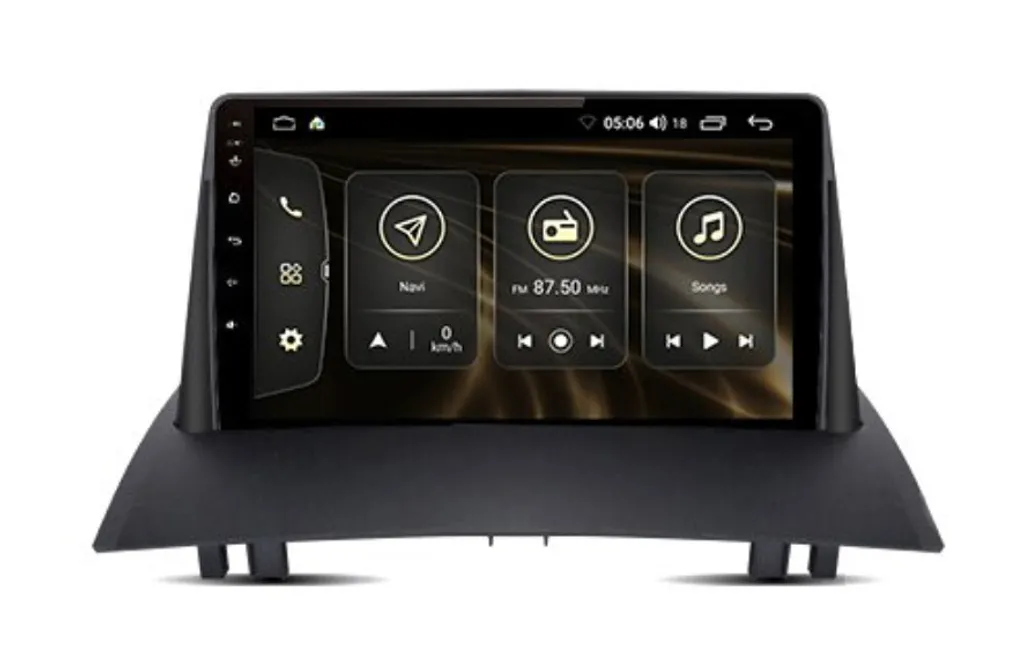 Navigation GPS et Bluetooth pour Renault Megane 2 Autoradio Android