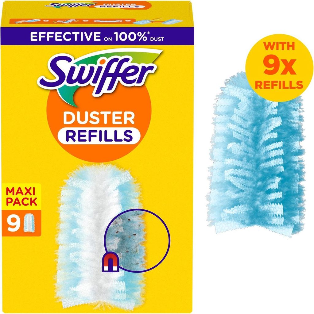 SWIFFER Staubmagnet Nachfüller 9 Tücher Produktbild 