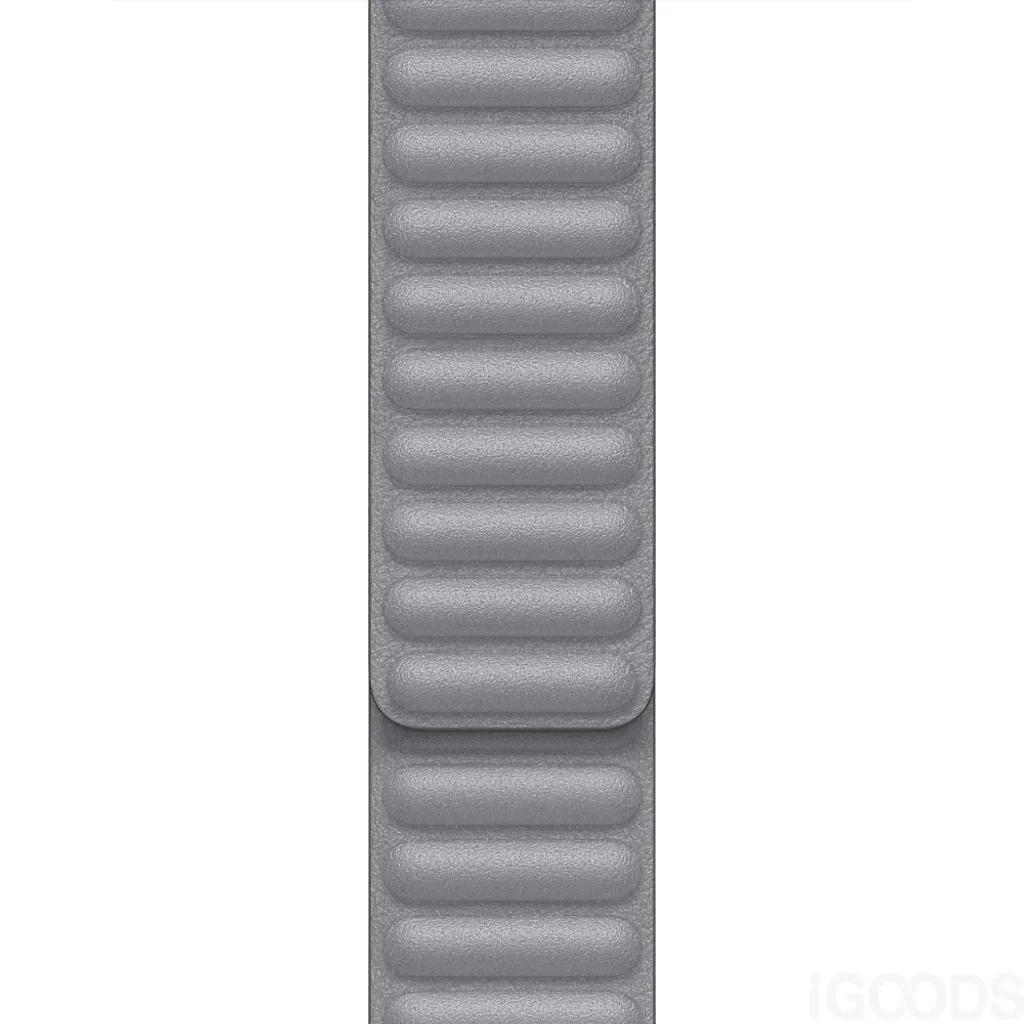 Bracelet Tactical Loop en Cuir Magnétique Gris 41mm pour Montre Connectée