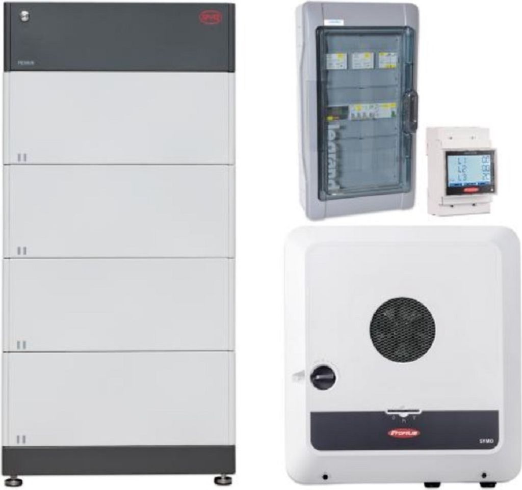 0% MwSt. Speicherpaket BYD HVM 22,1kWh + Fronius Symo GEN24 10.0 kW Plus BACKUP