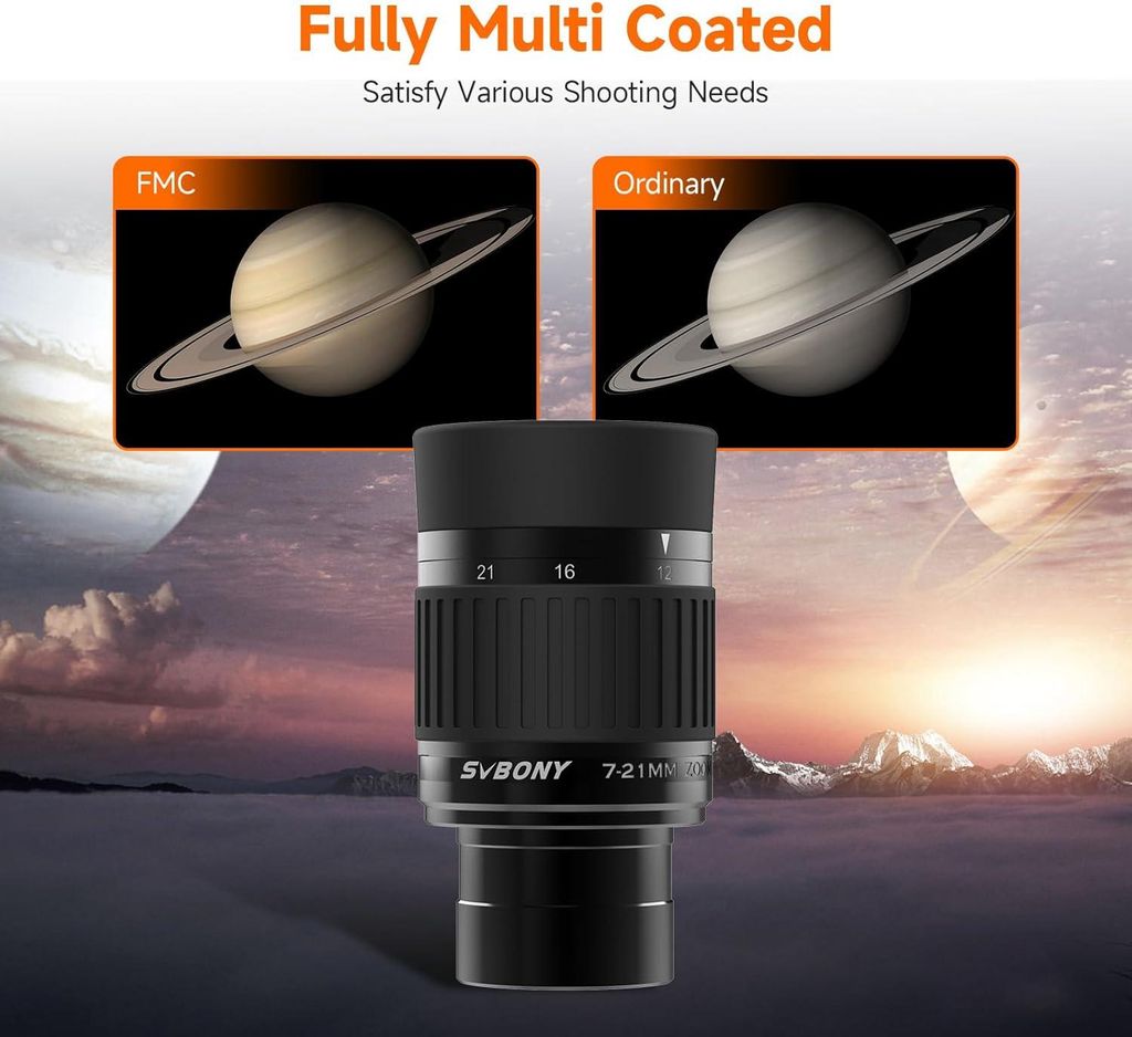 Caméra SVBONY SV105 Pour Télescope - 2MP - Oculaire électronique 1.25 Pouce - Pour La Lune