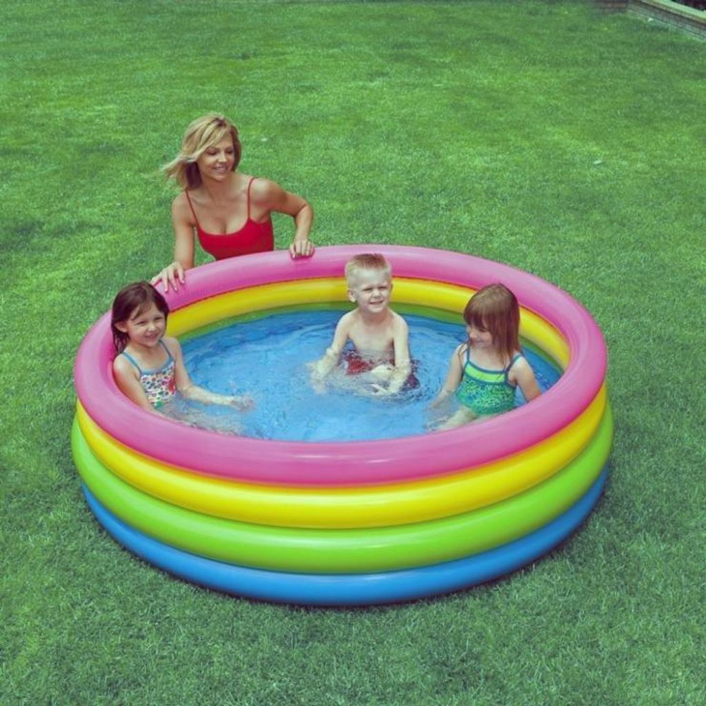Intex Opblaasbaar Kinderzwembad - 4 Kamers 168x46 Productafbeelding 