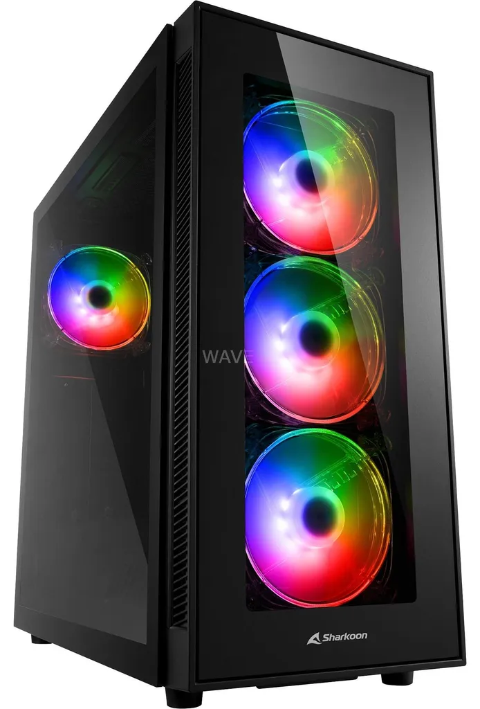Boîtier Sharkoon TG5 Pro ATX Idéal pour Montage PC Gaming Haute Performance