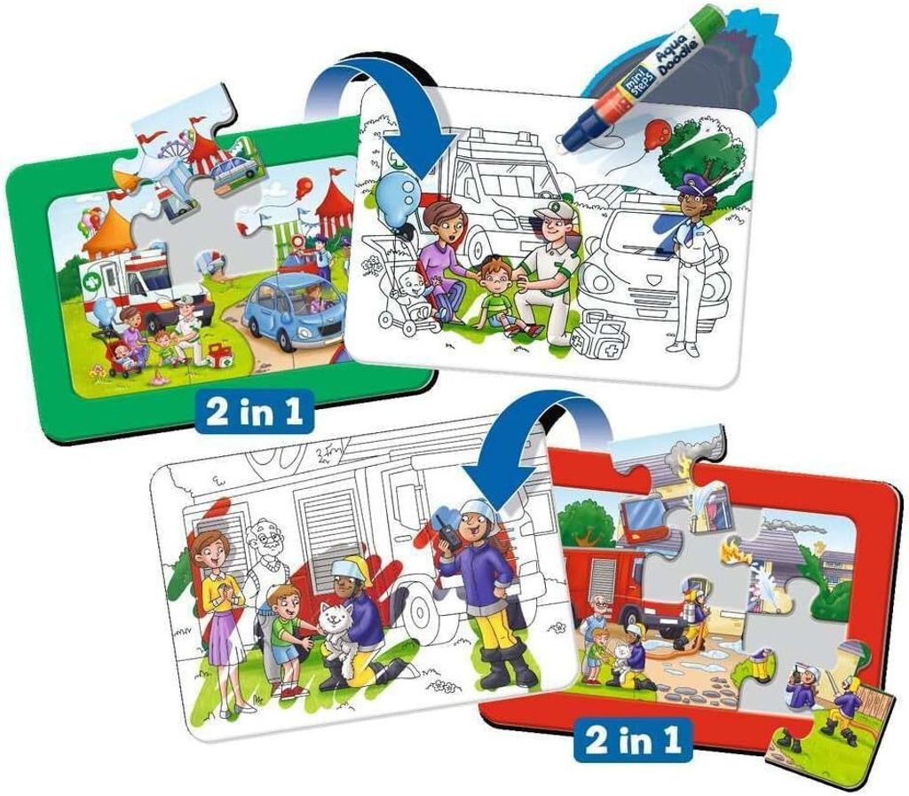 Aqua Doodle Puzzle: Einsatzfahrzeuge Ravensburger 04183