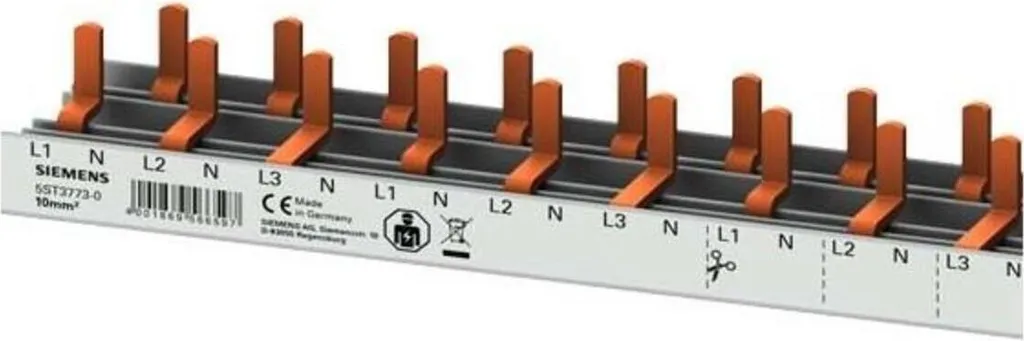 Siemens 5ST3773-0 Peigne de Raccordement 10mm2 3P+N 1000mm Qualité