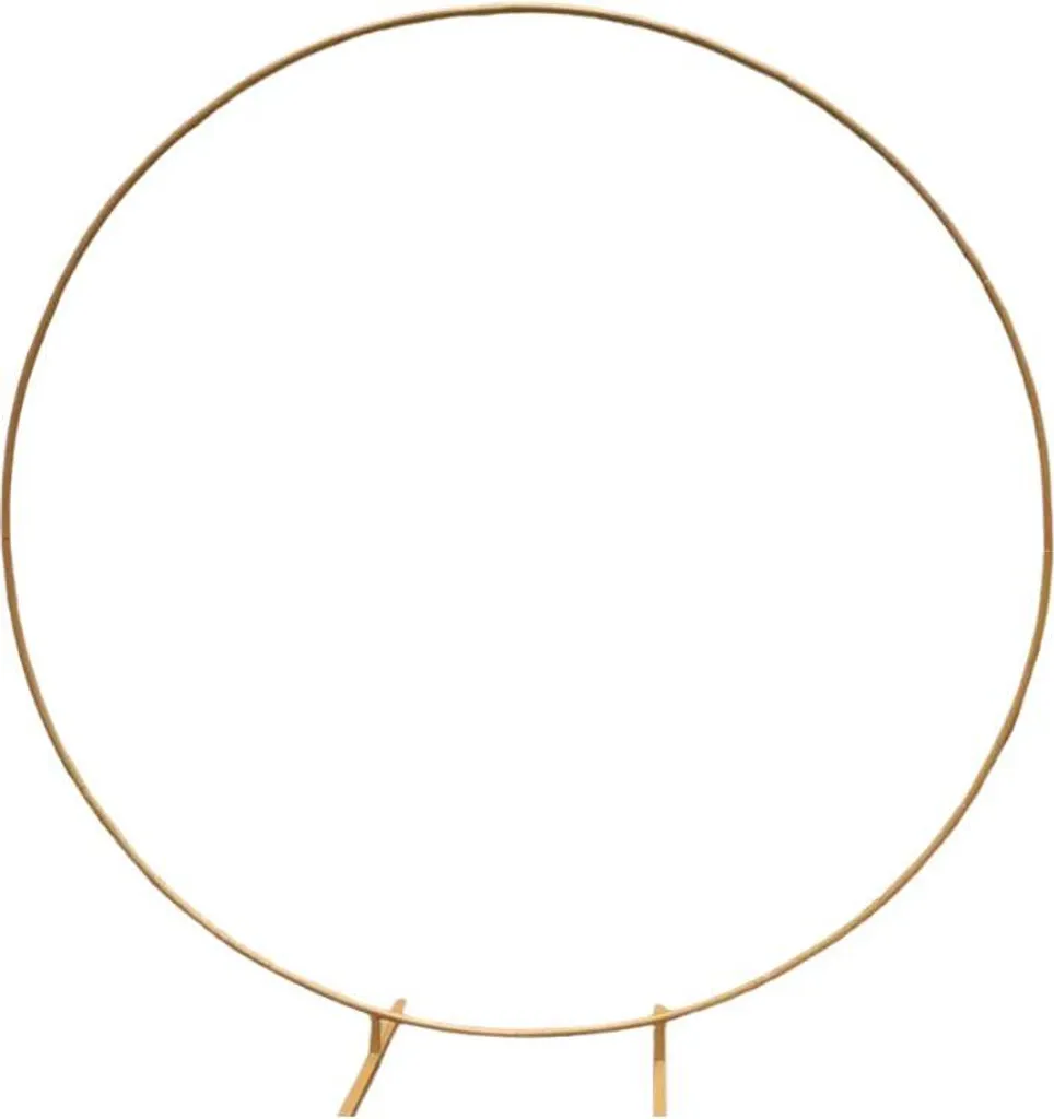 Struttura ad arco per palloncini, design in metallo resistente, ideale per eventi, 1,5 m (59,1"), oro