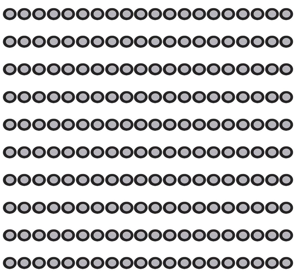 200 Stück 3D-Scanmarkierungen, Punkte, Aufkleber, Scanner, genaue Verfolgung, Referenzpunkte, ID 6 mm, Außendurchmesser 10 mm