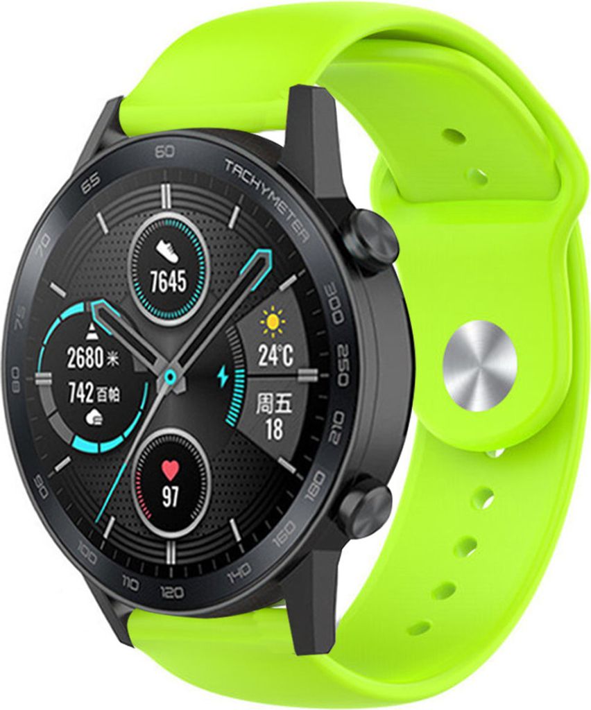 Strap-it Honor Magic Watch 2 Sportarmband (Hellgrün)