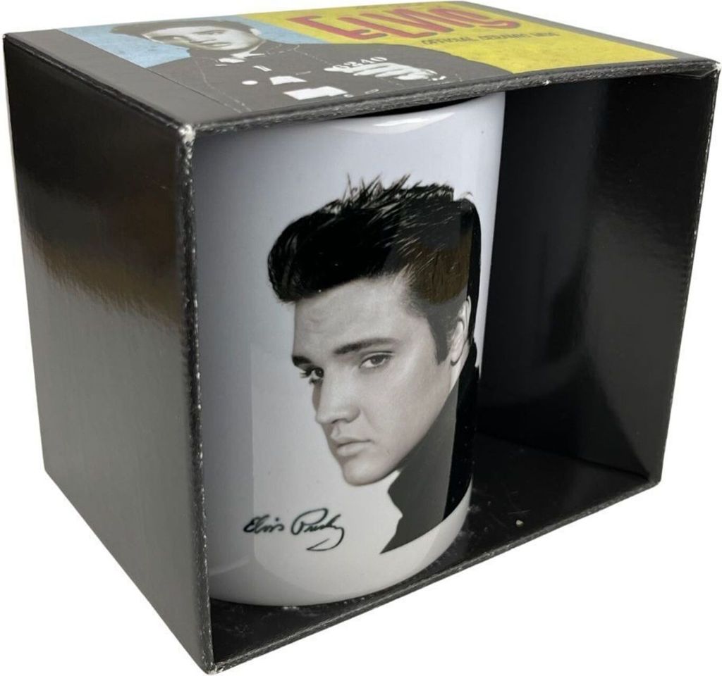 Elvis Presley Keramikbecher – 325 Ml, Spülmaschinenfest, Personalisierbar