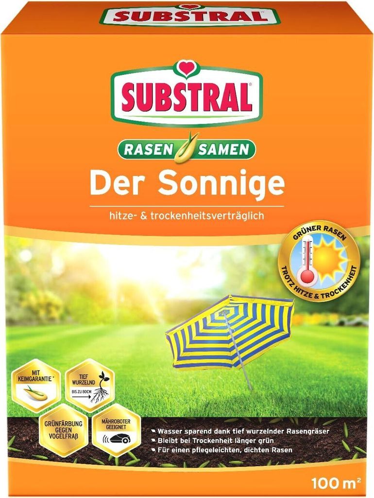 SUBSTRAL® 89998C SUBSTRAL® DER SONNIGE Rasensamen 2,25 kg Zdjęcie produktu 