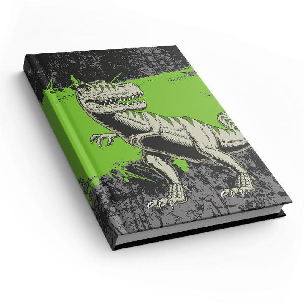 itenga Notizbuch Tagebuch T-Rex DIN A5, 88 Seiten 150g Naturpapier