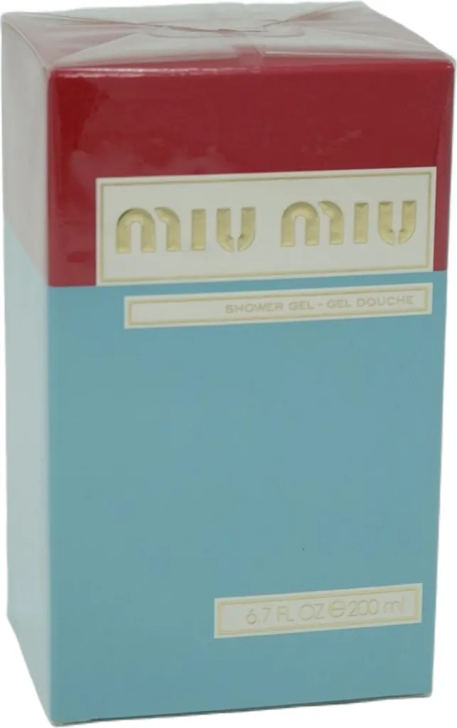 Gel Douche Miu Miu 200 ml Neuf - Hydratation et Parfum Subtil Anti-Peau Sèche