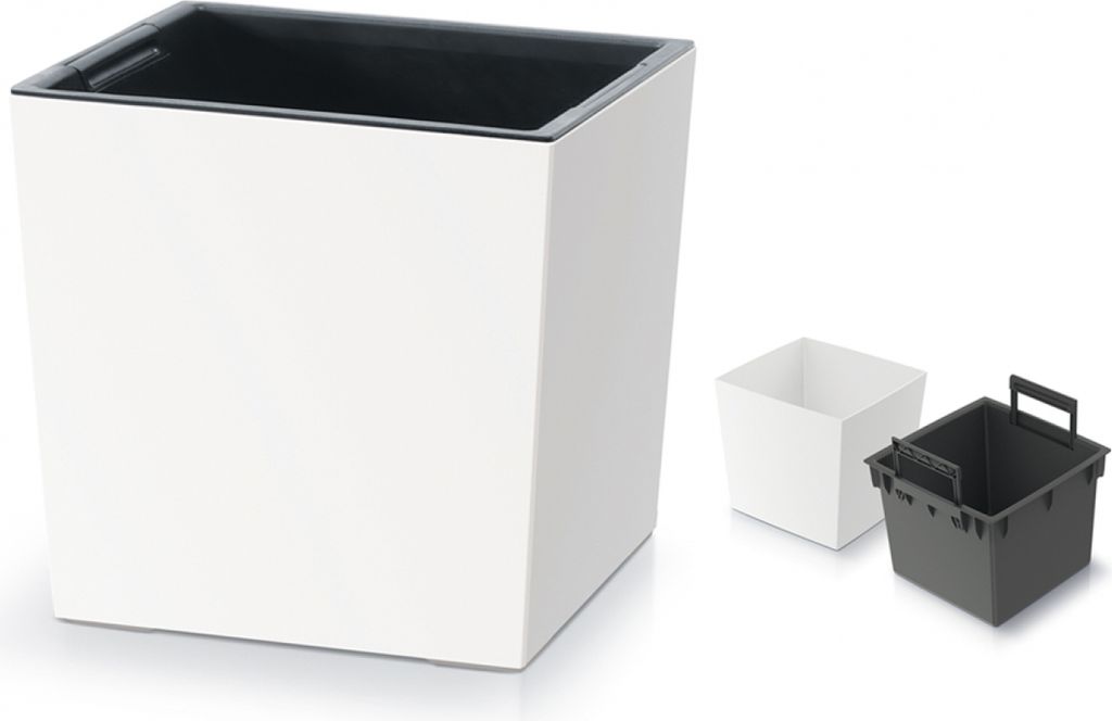 Kvetináč URBI II biely 24 cm Obrázok produktu 