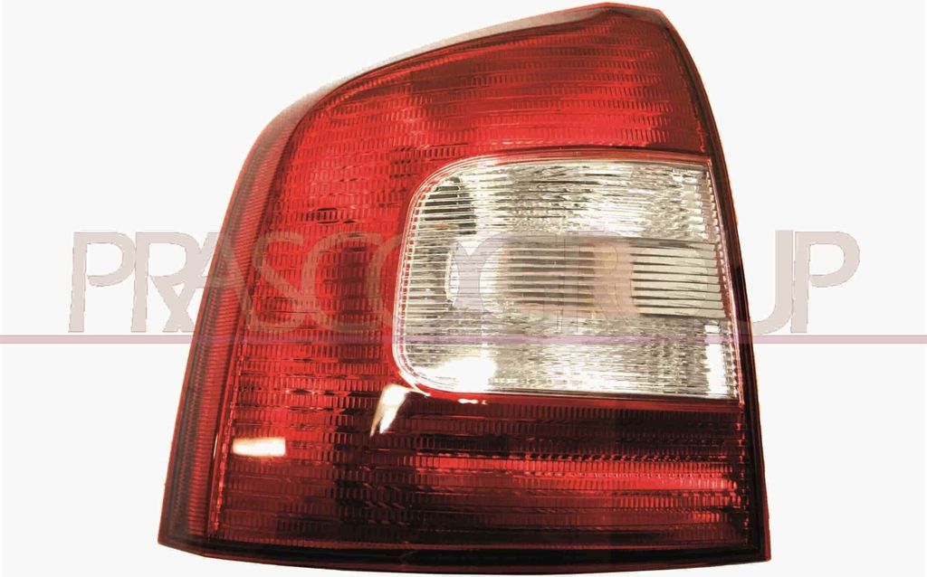 PRASCO Rückleuchte Heckleuchte Links für SKODA Octavia II Combi (1Z5)