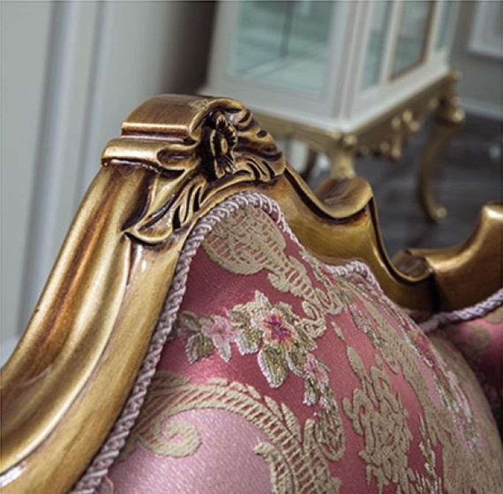 Luxus Möbel Design Sessel klassisches Design Einsitzer Textil Wohnzimmer Classic