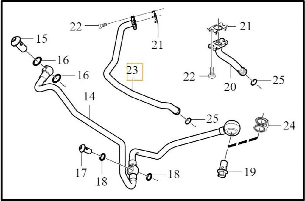 Pompe de vidange d'huile pour Volvo S60 V60 XC60 - Pièce 31368510