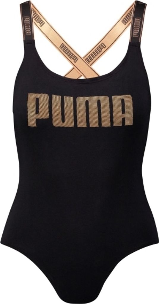 Puma Damen Iconic Bodysuit Hang Body schwarz / gold Gr. XS