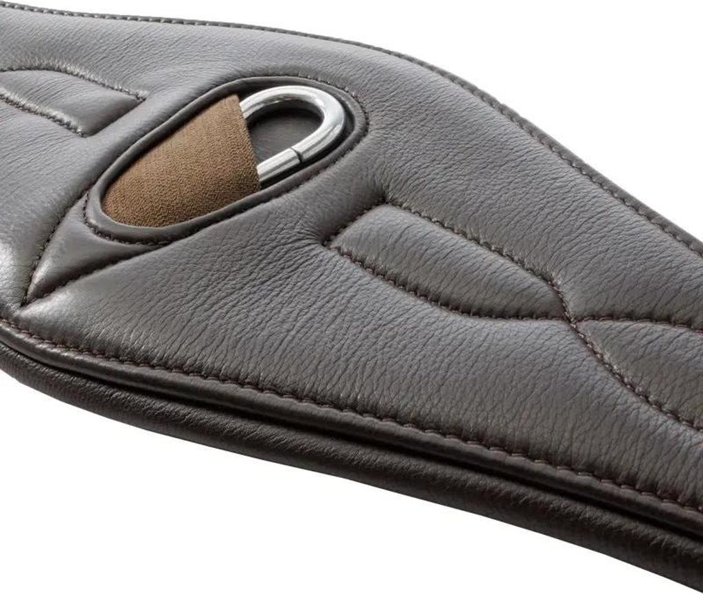 Kavalkade Langgurt Leder Soft COMFORT elastisch, Größe:110, Farbe:braun