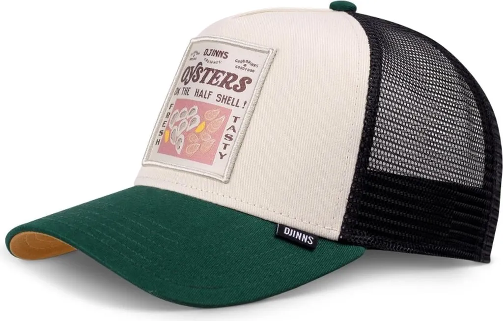 Casquette Trucker Bicolore avec Filet Respirant Modèle Food Oysters
