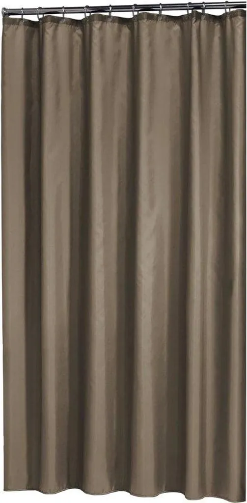 Rideau beige 180x200 cm polyester résistant, coloris sable naturel