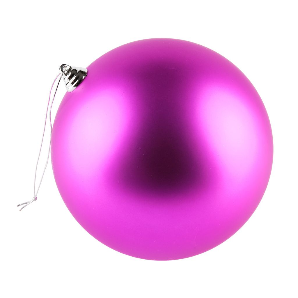 Plastikball, Durchmesser 20 cm, rosa, matt