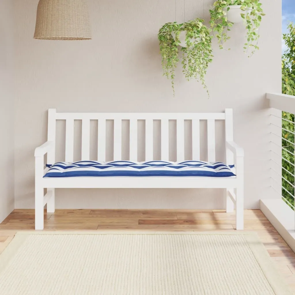 Cuscino Outdoor Righe Blu 150cm - Arredo Giardino Elegante DE3245697
