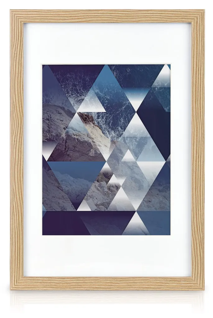 Solution Déco Murale : Pack 30 Cadres Photo Assortis Chêne Multi-tailles - 3
