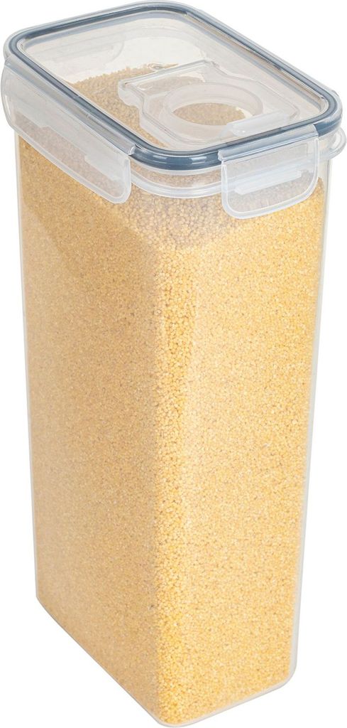 0,8 l/1,4 l/1,6 l/2 l/2,8 l durchsichtige Vorratsdosen aus Kunststoff, luftdicht, feuchtigkeitsbeständig, transparent, mit breiter Öffnung, organ...